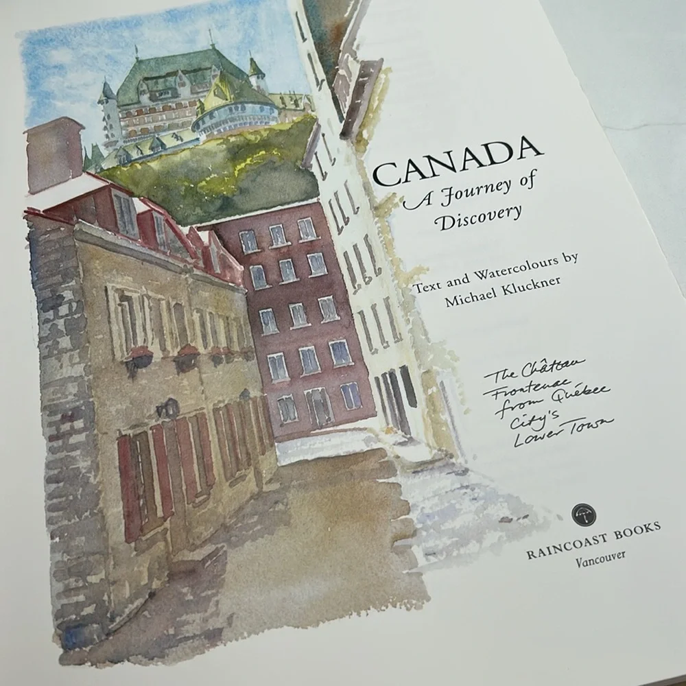 Vintage 1998 Canada: A Journey of Discovery Hardcover Art Book Michael Kluckner - Picture 3 of 15